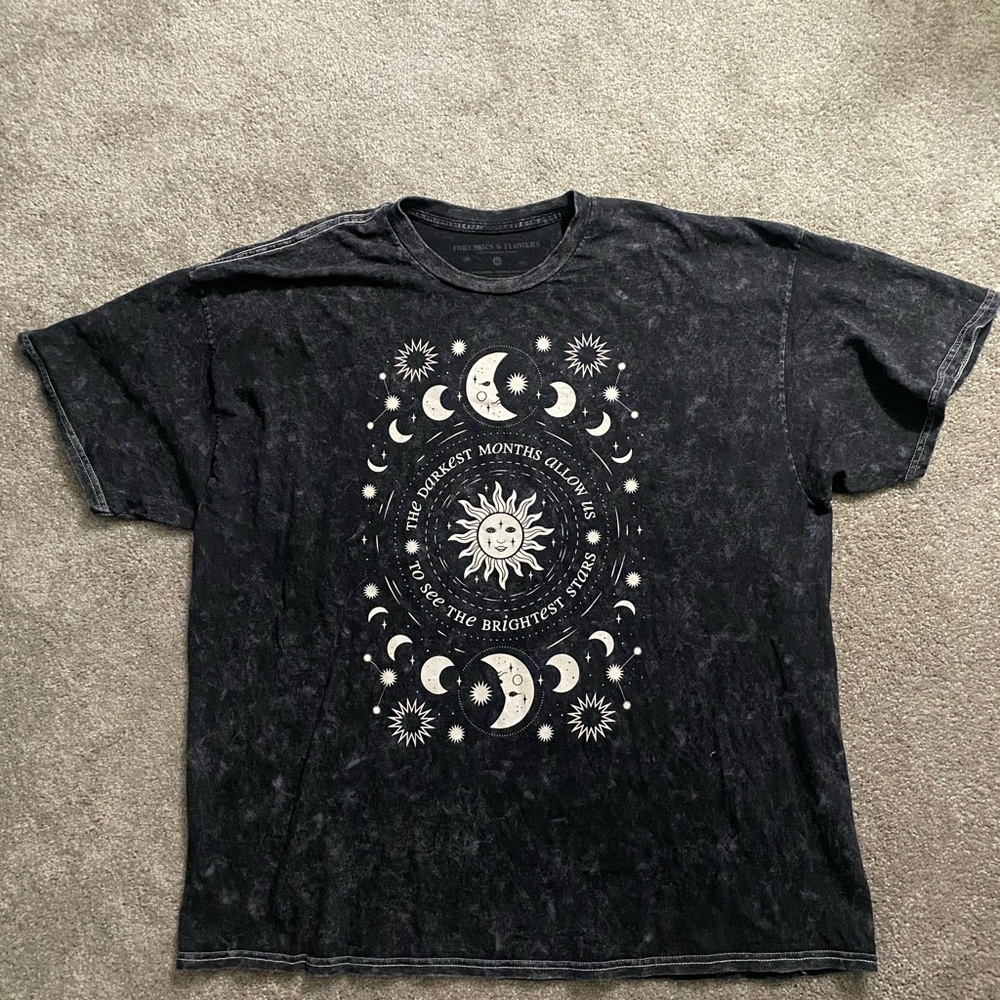 XL Black Graphic Men's T-Shirt